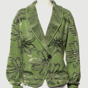 MISSONI SPORT Floral Green Cardigan